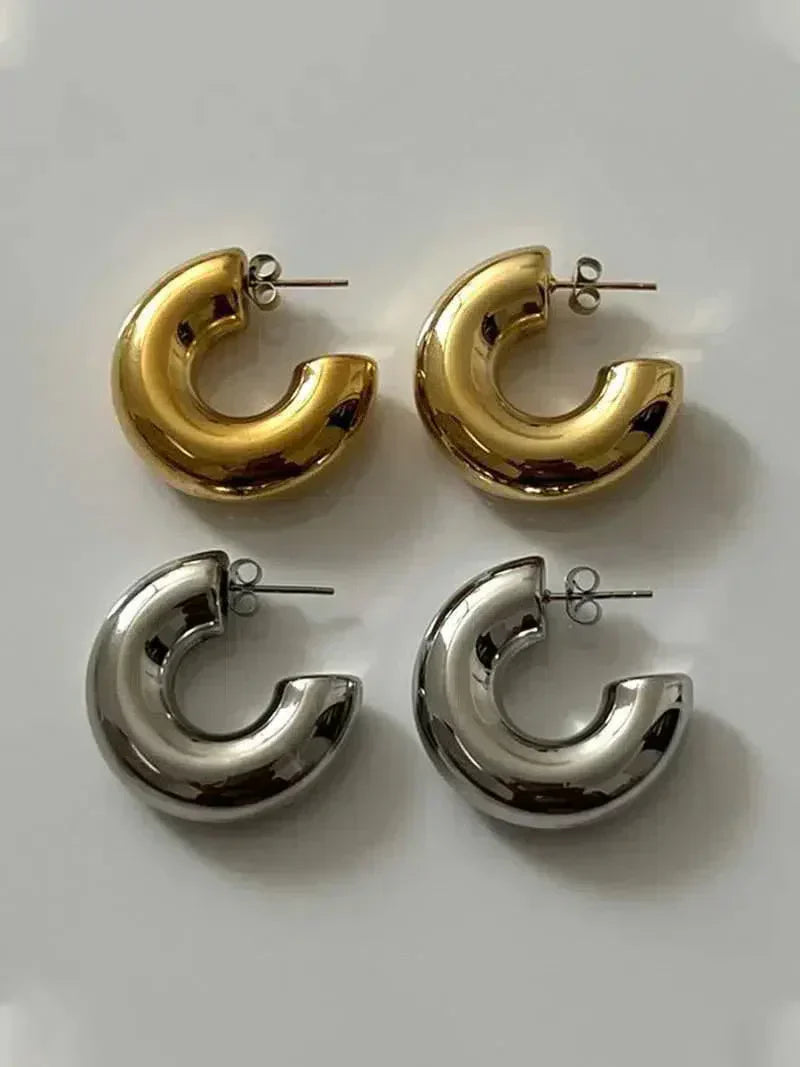Chunky hoops - Stoere en elegante uitstraling