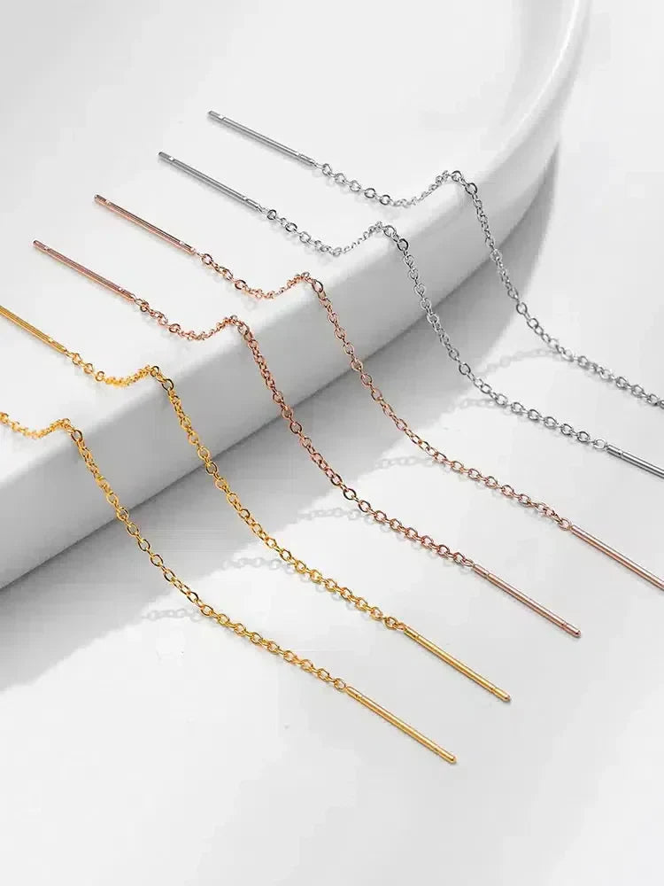 Draad oorbellen - Minimalistische en moderne uitstraling