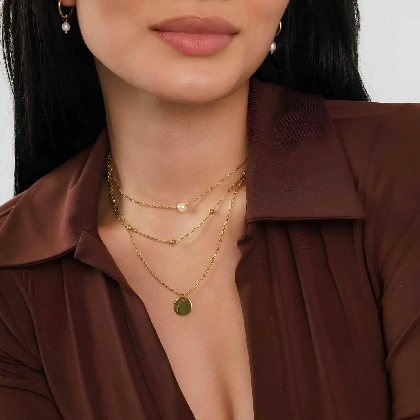 Laagjesketting met hanger - Tijdloze en elegante uitstraling