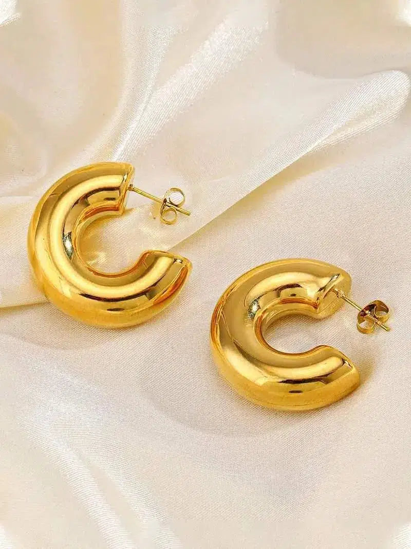 Chunky hoops - Stoere en elegante uitstraling