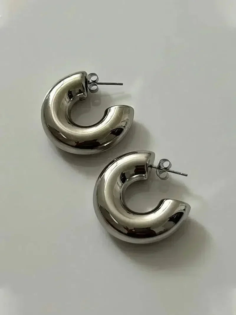 Chunky hoops - Stoere en elegante uitstraling