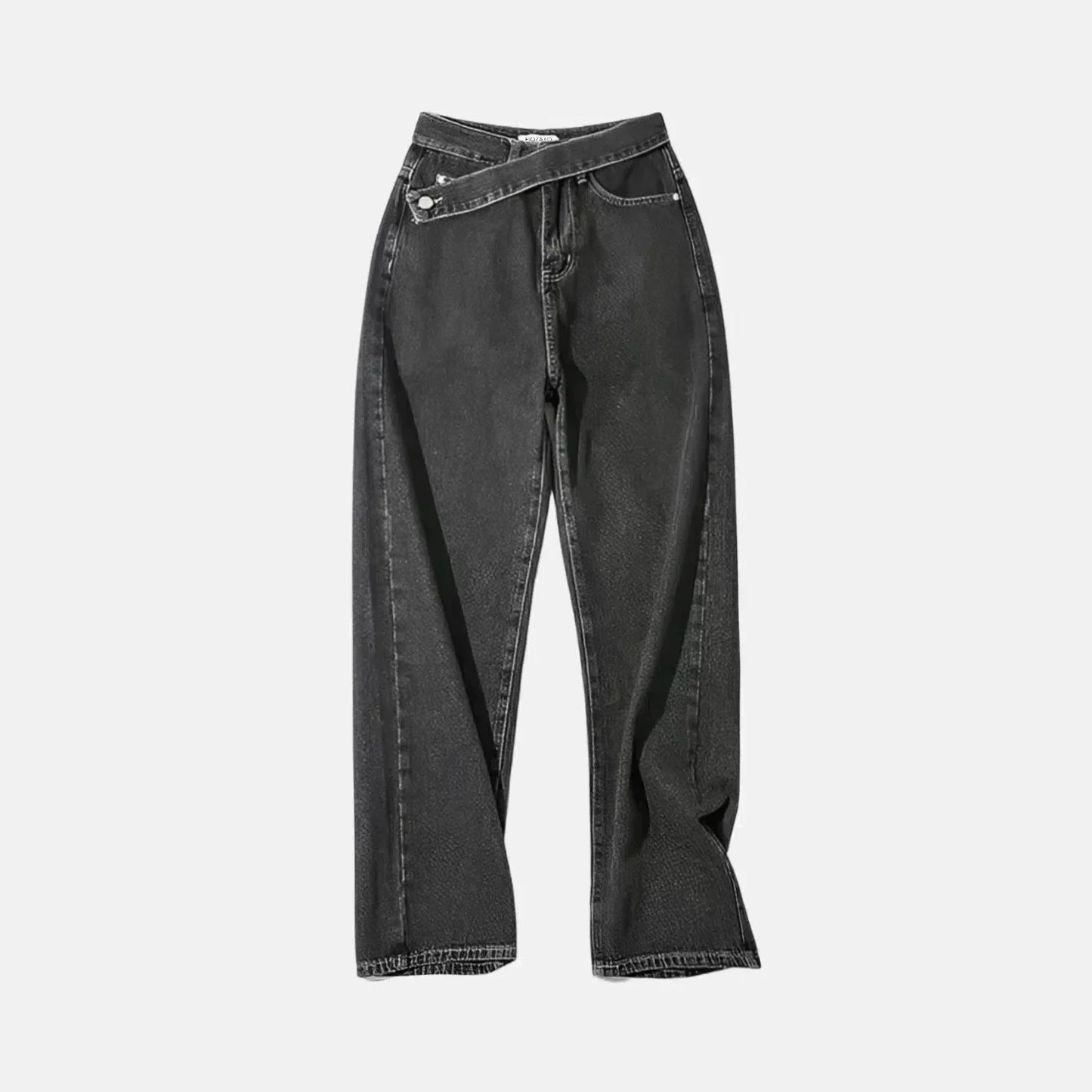 Casila – Asymmetrische sluiting – Rechte jeans