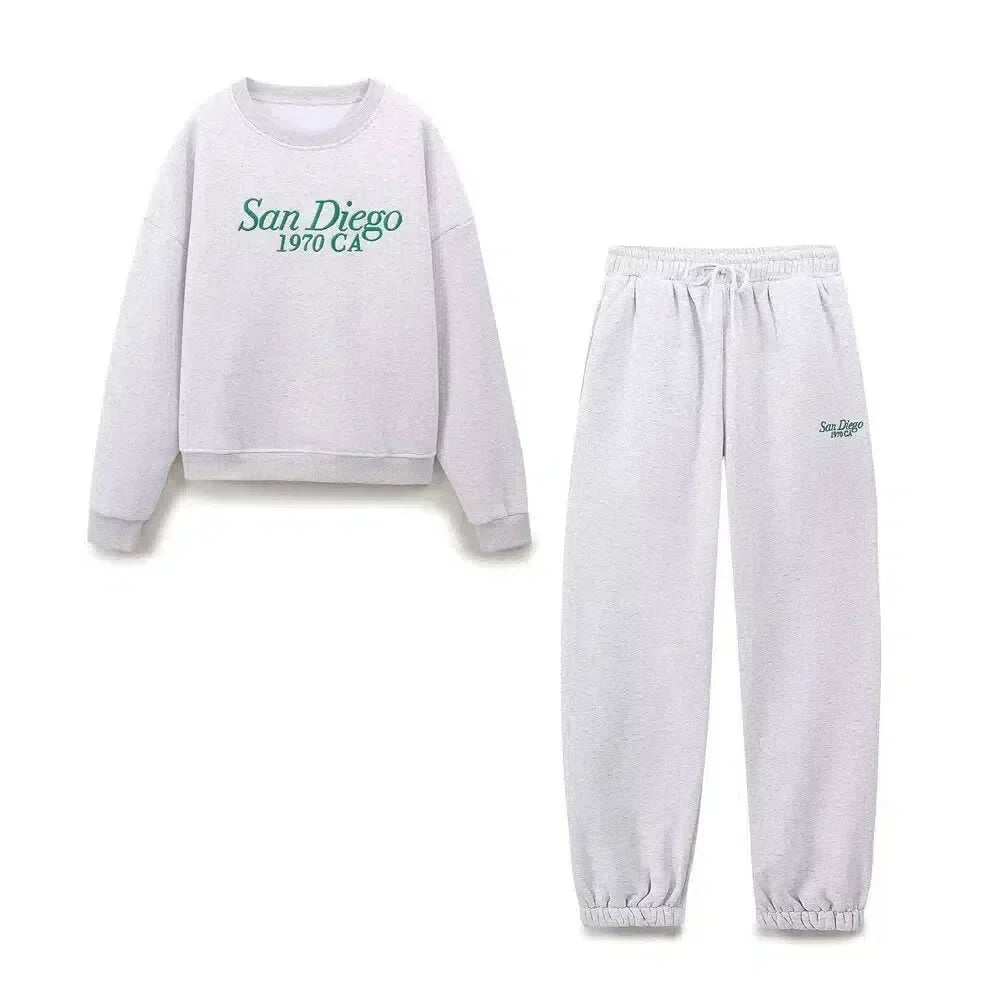 Catalina – Relaxte sweater en joggingbroek – San Diego-loungeset