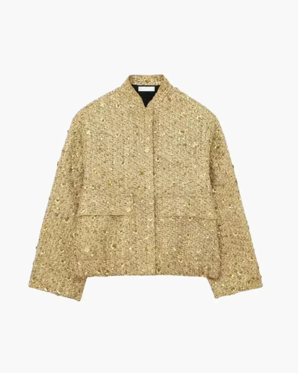 Céleste – Pailletten statement – Cropped jas