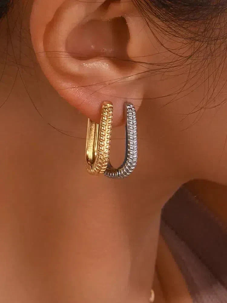 Ovale oorbellen - Moderne en elegante uitstraling