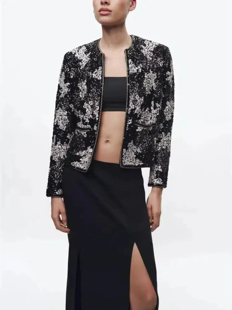 Viatrix – Sprankelend design – Pailletten jas