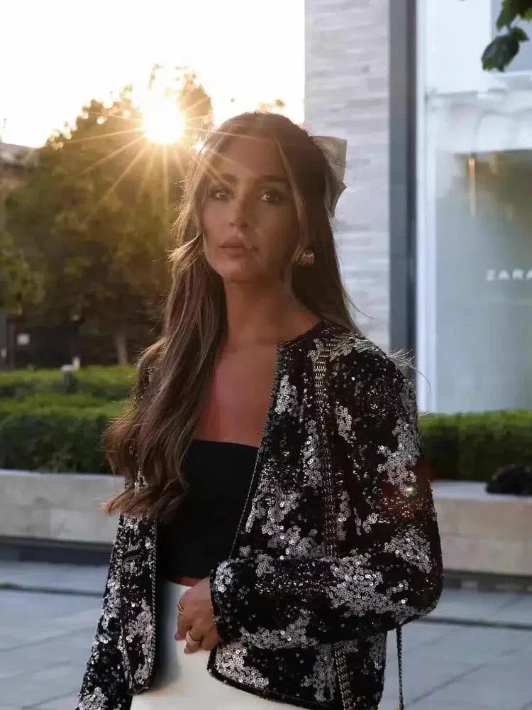 Viatrix – Sprankelend design – Pailletten jas