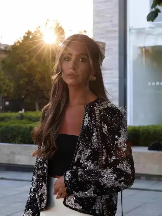 Viatrix – Sprankelend design – Pailletten jas