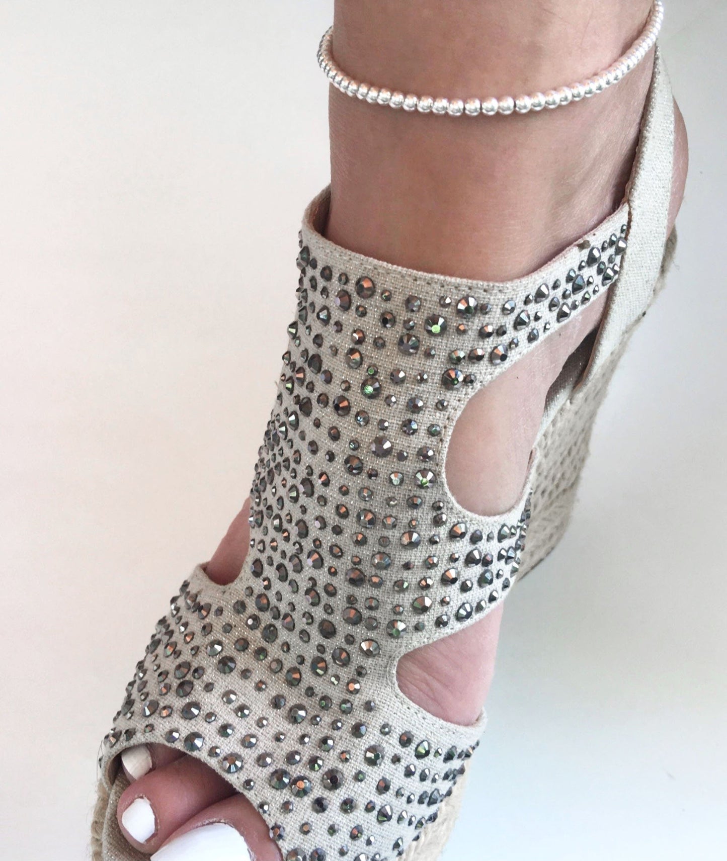 Zilveren enkelbandje - Sterling zilveren kralen, op maat & nikkelvrij