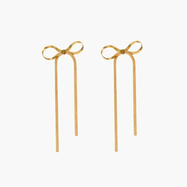 Strik oorbellen - Vrouwelijke en elegante uitstraling