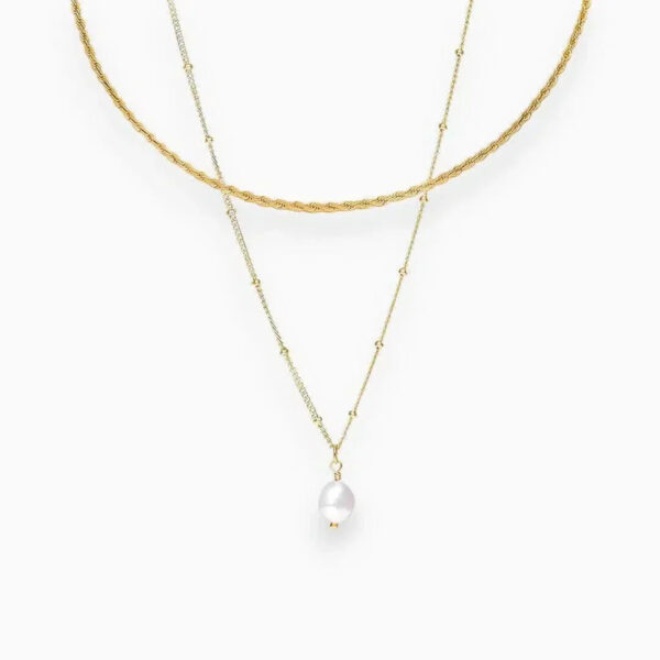 Ketting set met parelhanger - Moderne en elegante uitstraling